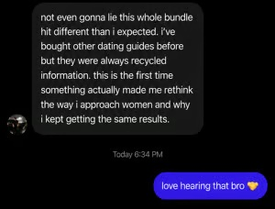 Customer testimonial